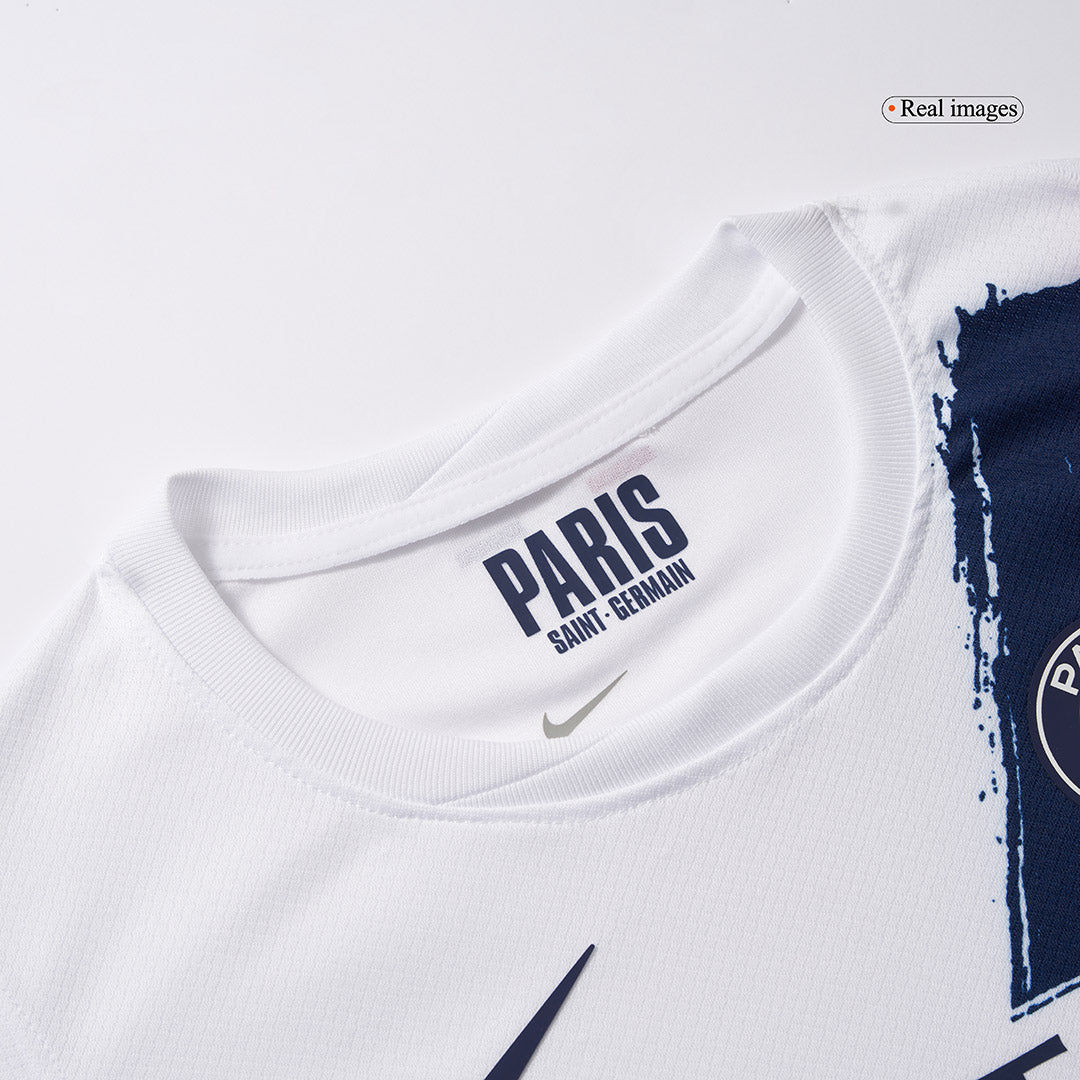 Kid's PSG uit-tenue (shirt + broek + sokken) 2024/25