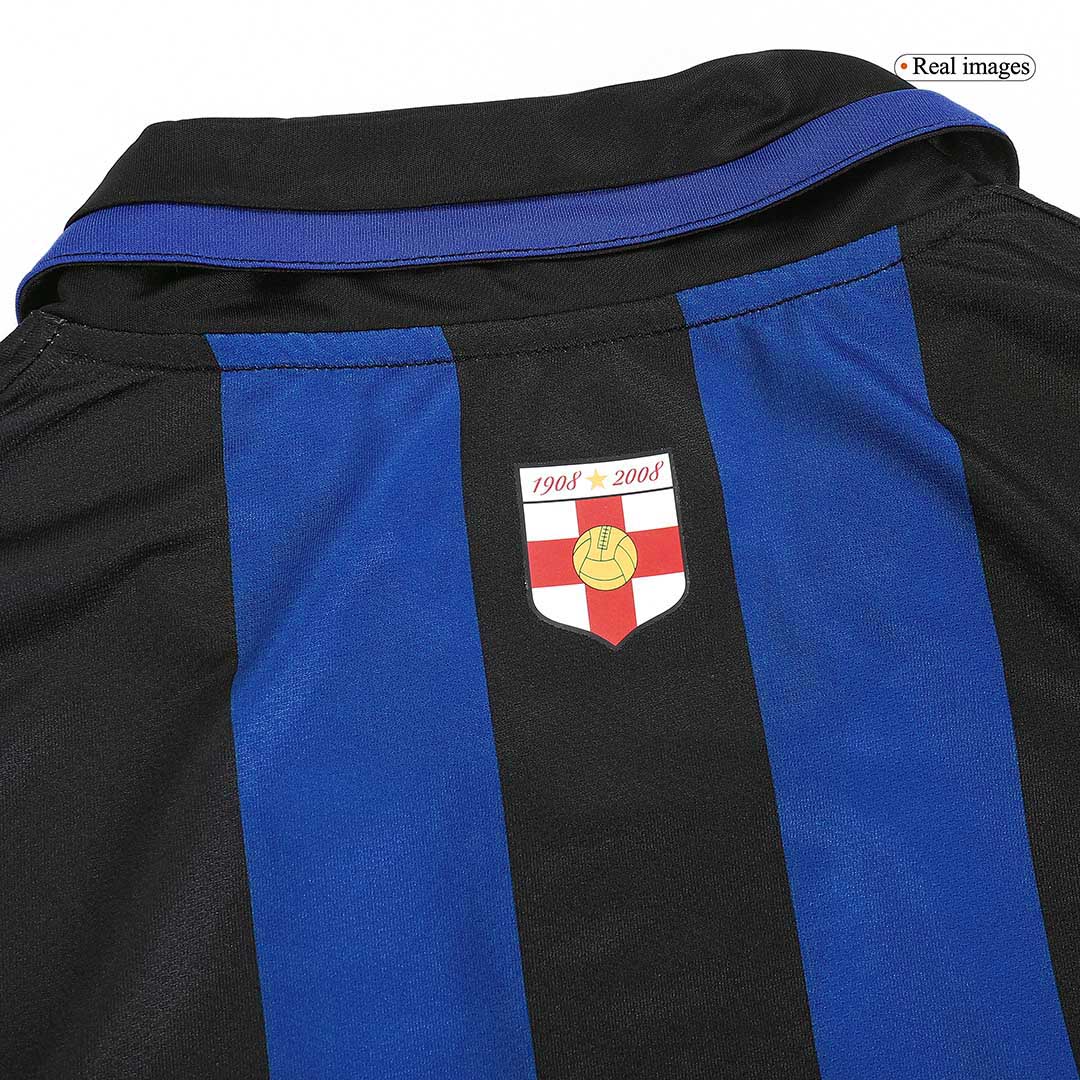 Retro voetbalshirt Inter Milan 100 jaar Thuisshirt 2007/08