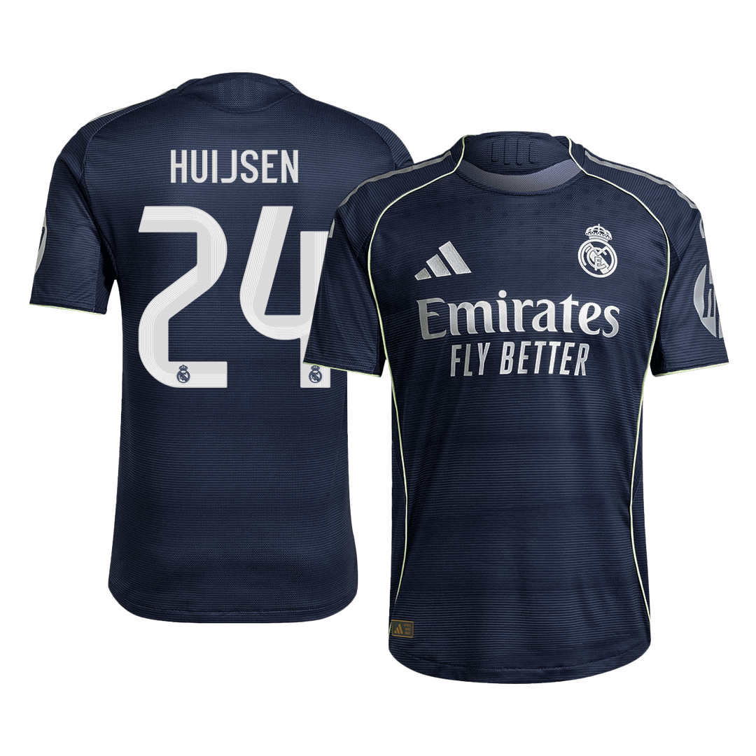 HUIJSEN #24 Real Madrid Uitshirt 2025/26 Spelersversie
