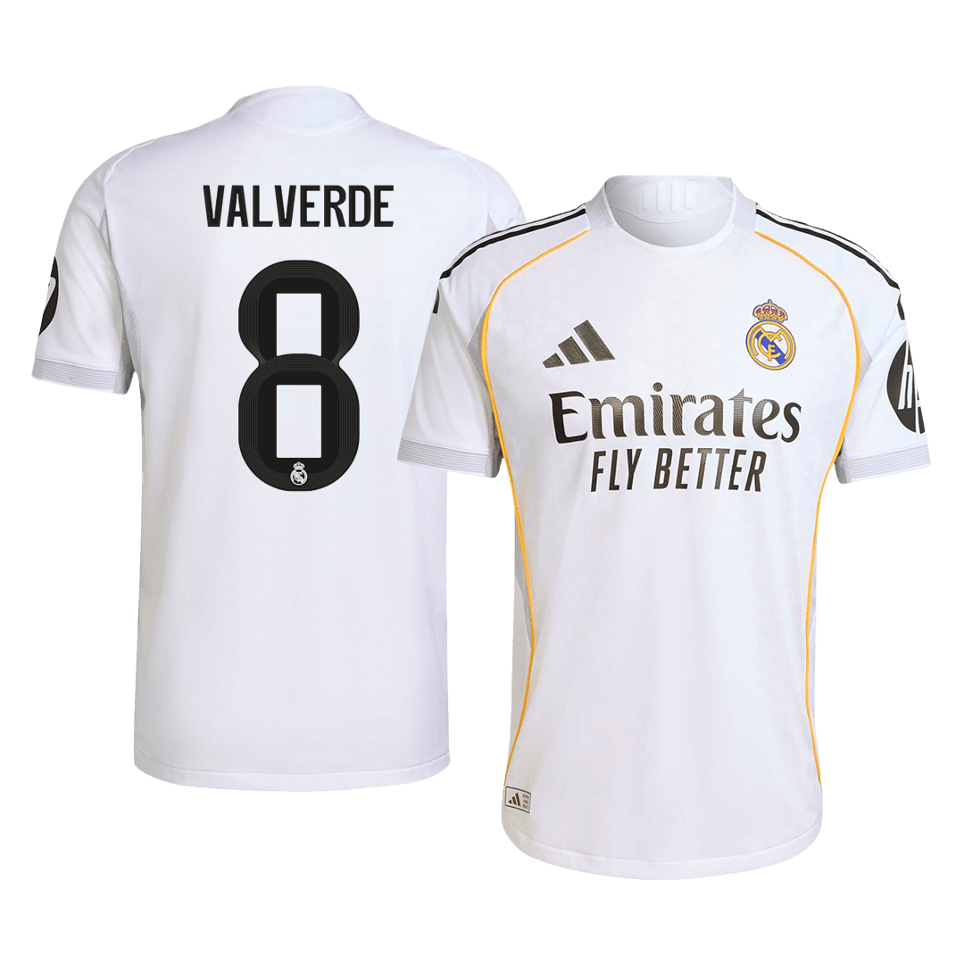 VALVERDE #8 Real Madrid Thuisshirt 2025/26 Spelersversie