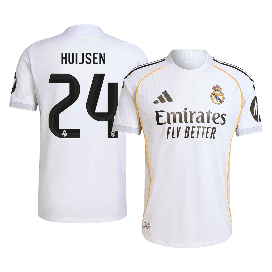 HUIJSEN #24 Real Madrid Thuisshirt 2025/26 Spelersversie