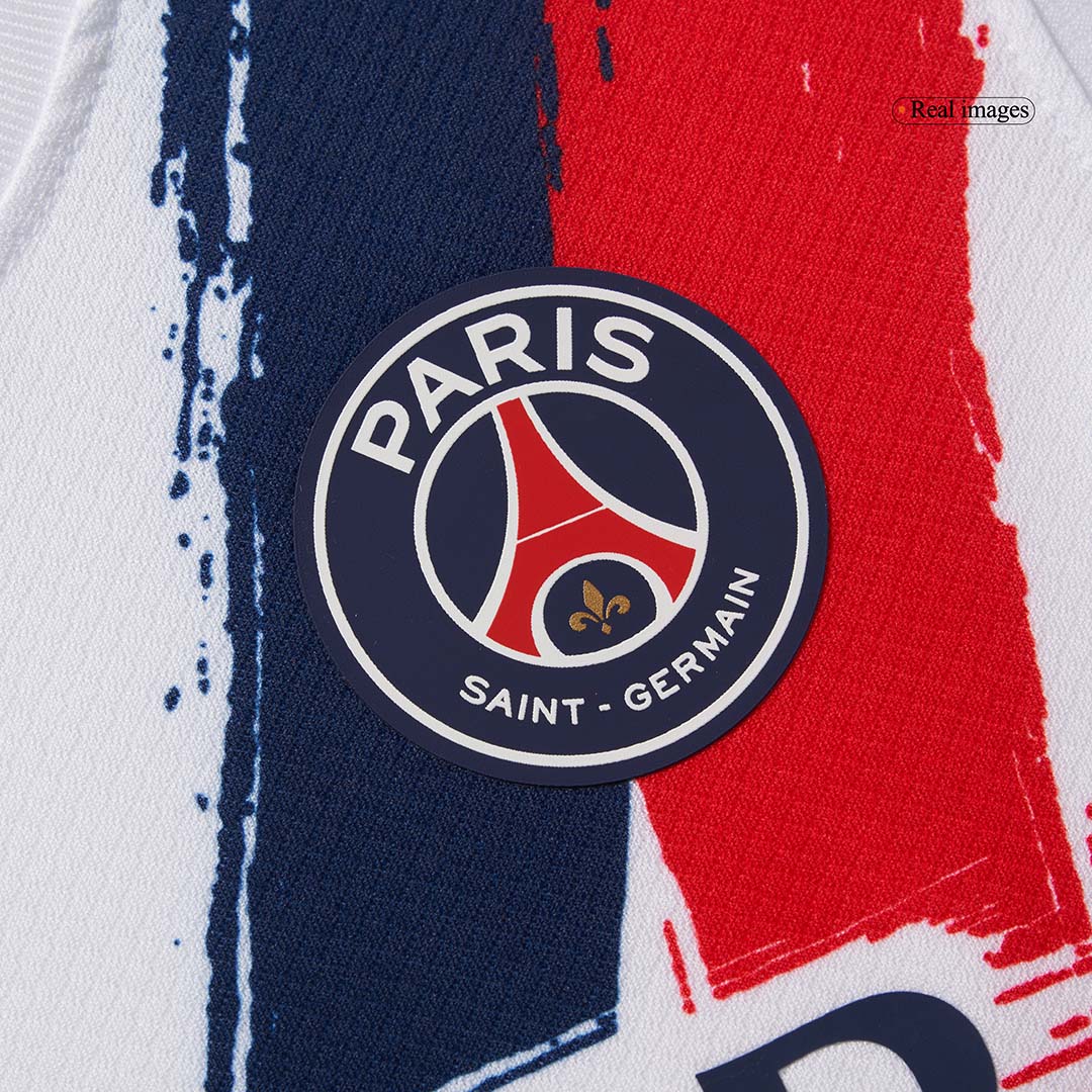 Kid's PSG uit-tenue (shirt + broek + sokken) 2024/25