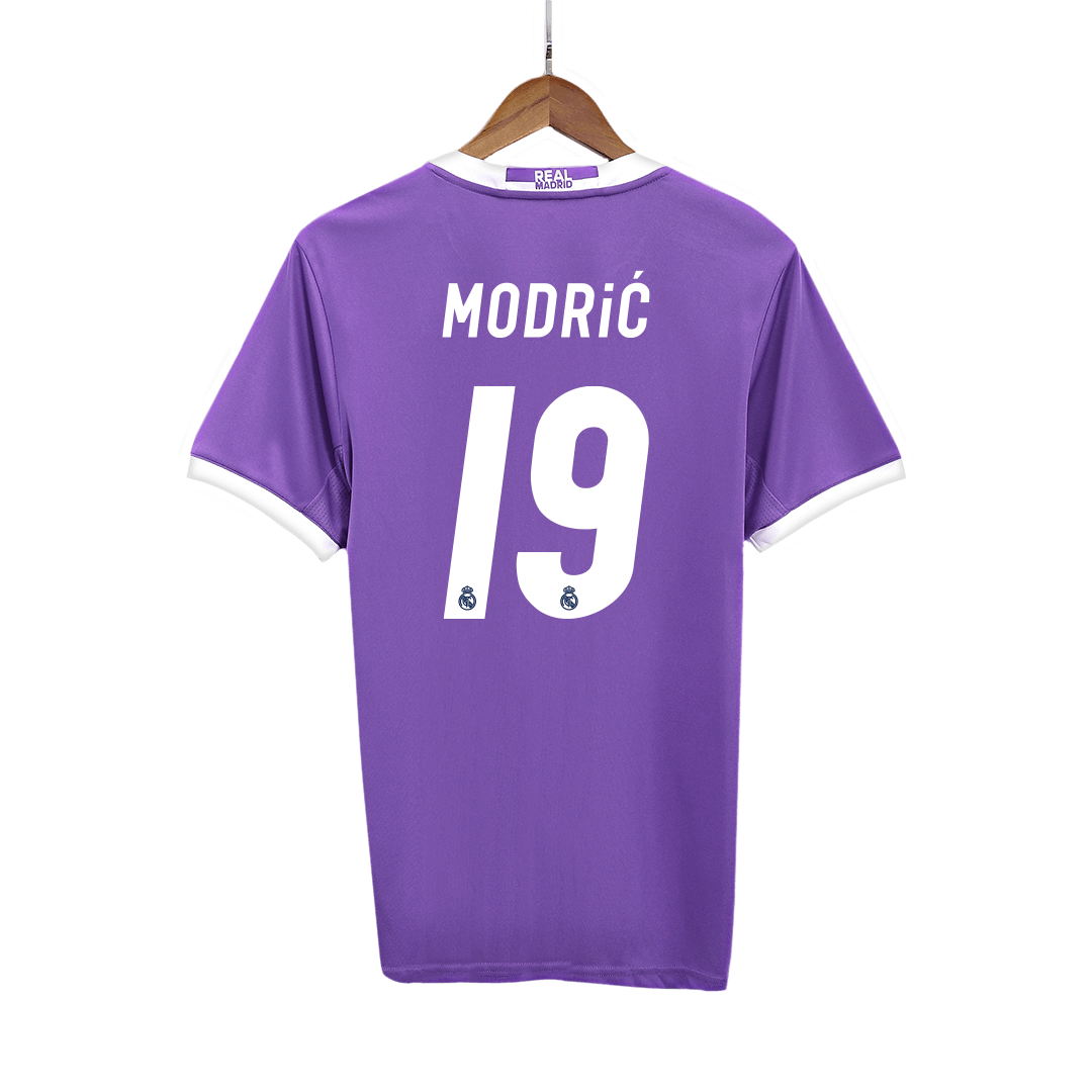 Retro MODRIĆ #19 Real Madrid Uitshirt 2016/17