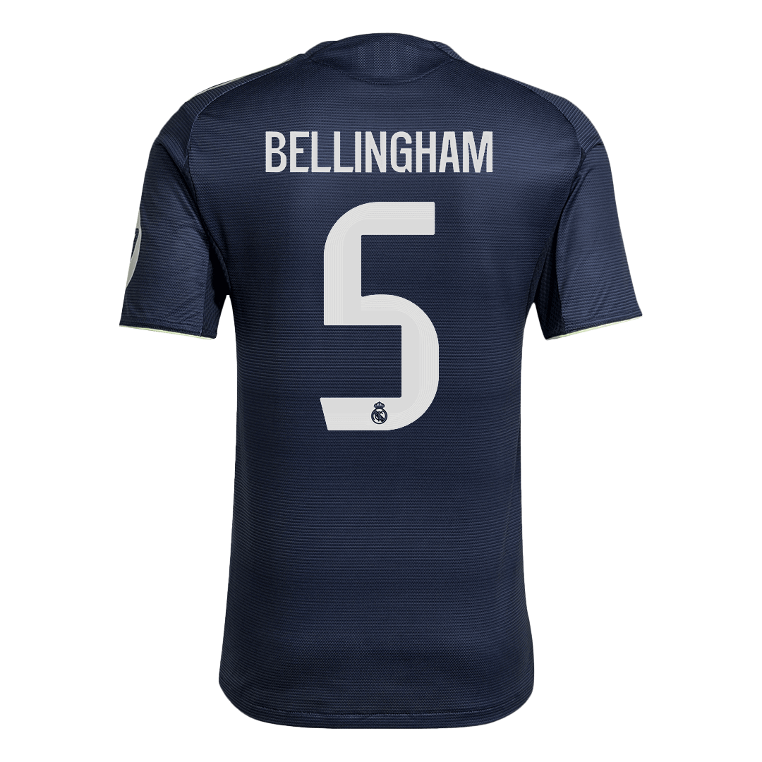 BELLINGHAM #5 Real Madrid Uitshirt 2025/26 Spelersversie