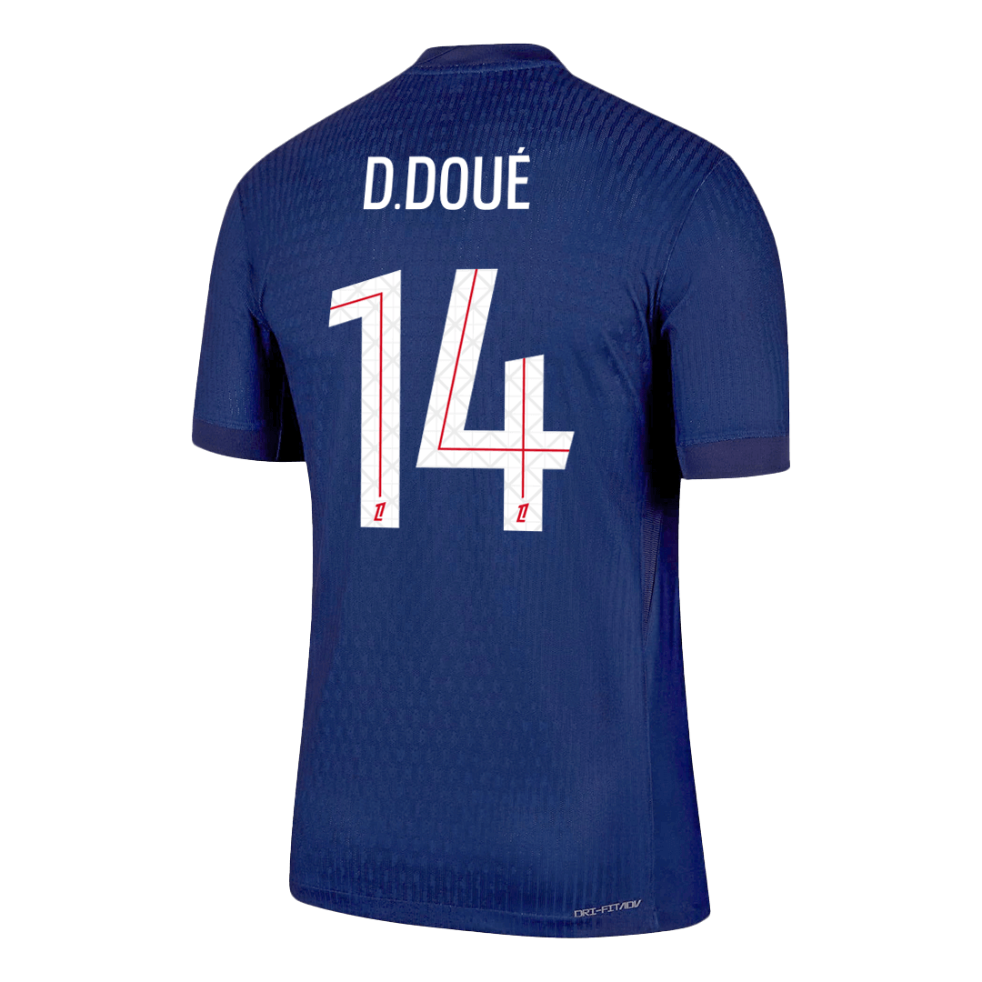 D.DOUÉ #14 PSG Thuisshirt 2025/26 Spelersversie