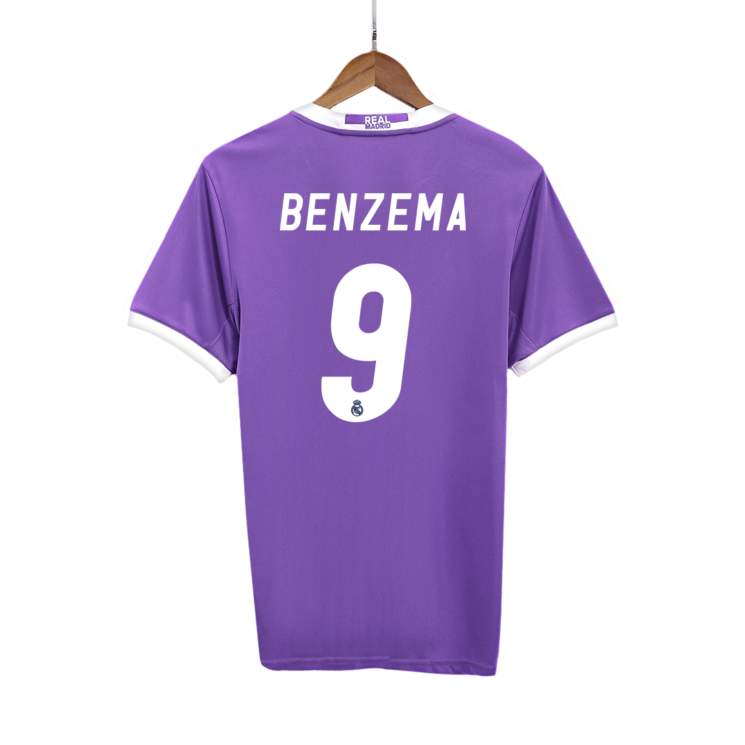 Retro BENZEMA #9 Real Madrid Uitshirt 2016/17