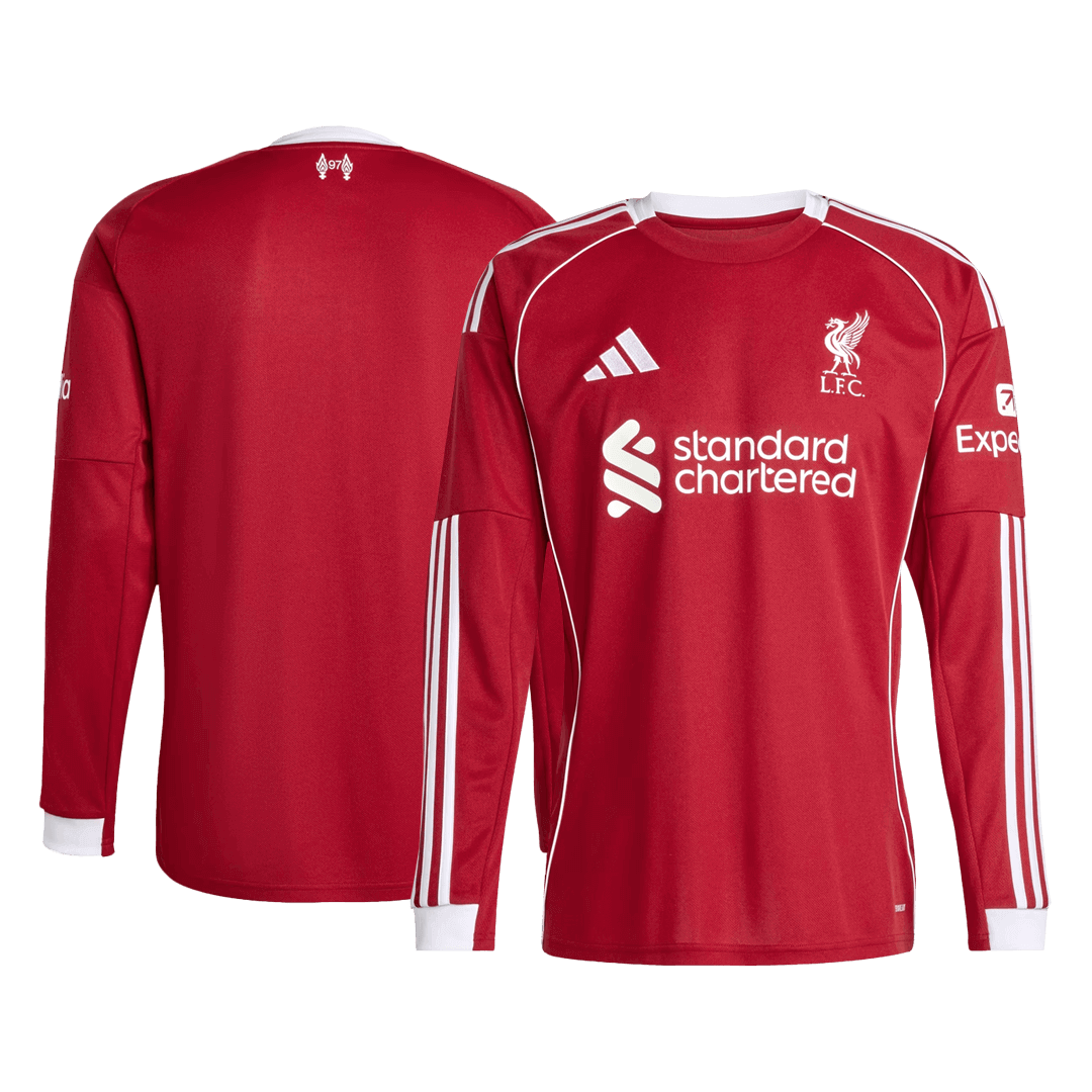 Liverpool Thuisshirt 2025/26 Lange Mouwen