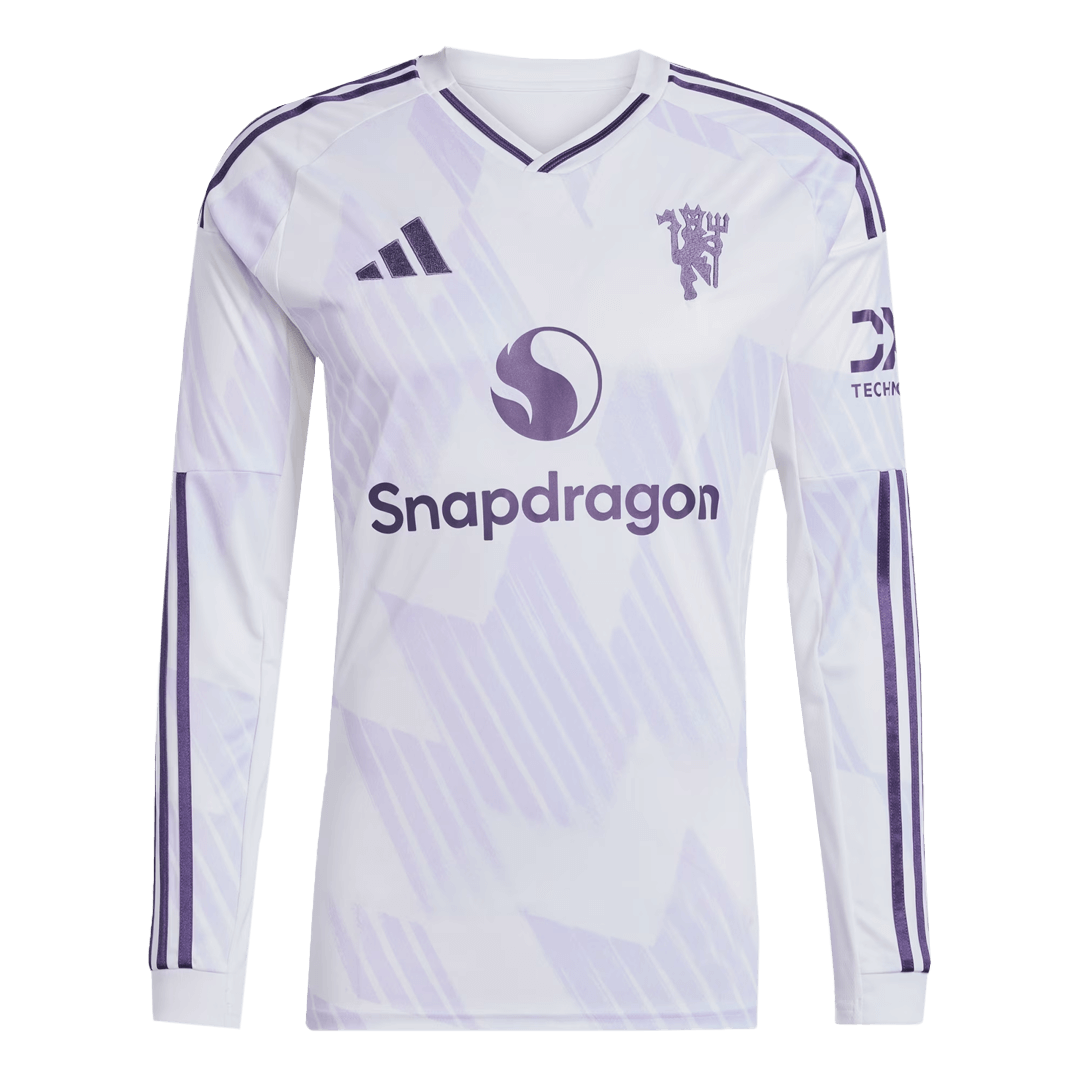 Manchester United Uitshirt 2025/26 Lange Mouwen