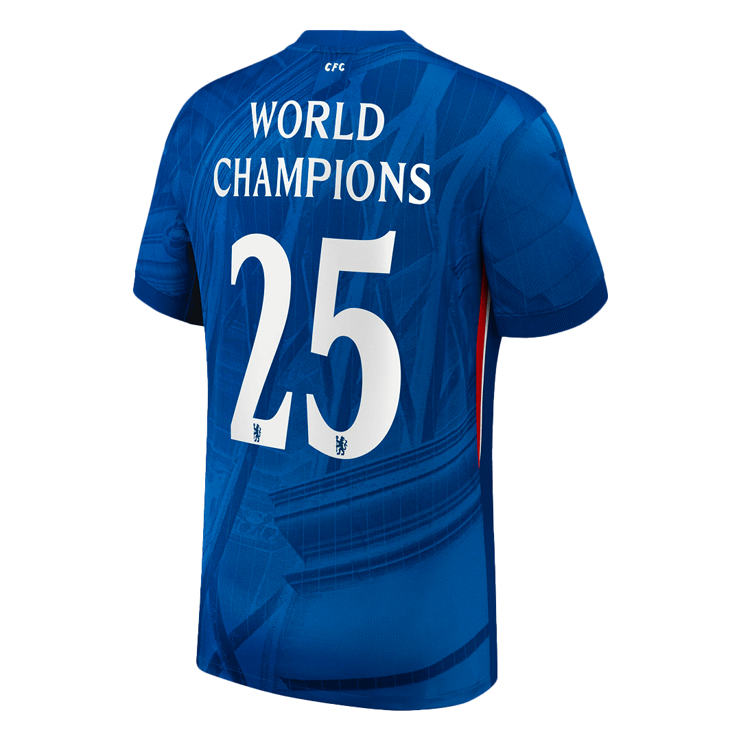 WORLD CHAMPIONS #25 Chelsea Thuisshirt 2025/26