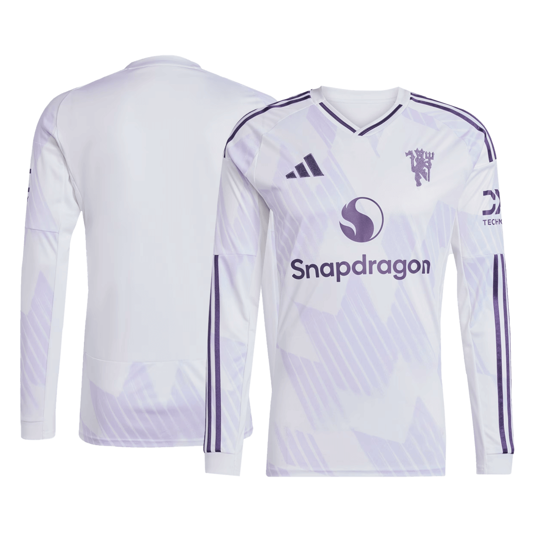 Manchester United Uitshirt 2025/26 Lange Mouwen