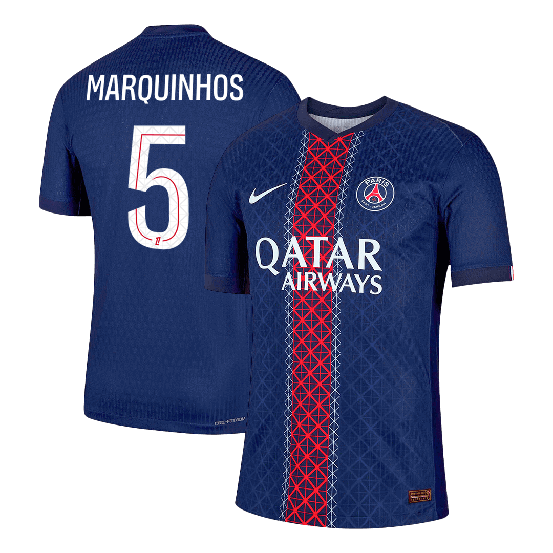 MARQUINHOS #5 PSG Thuisshirt 2025/26 Spelersversie