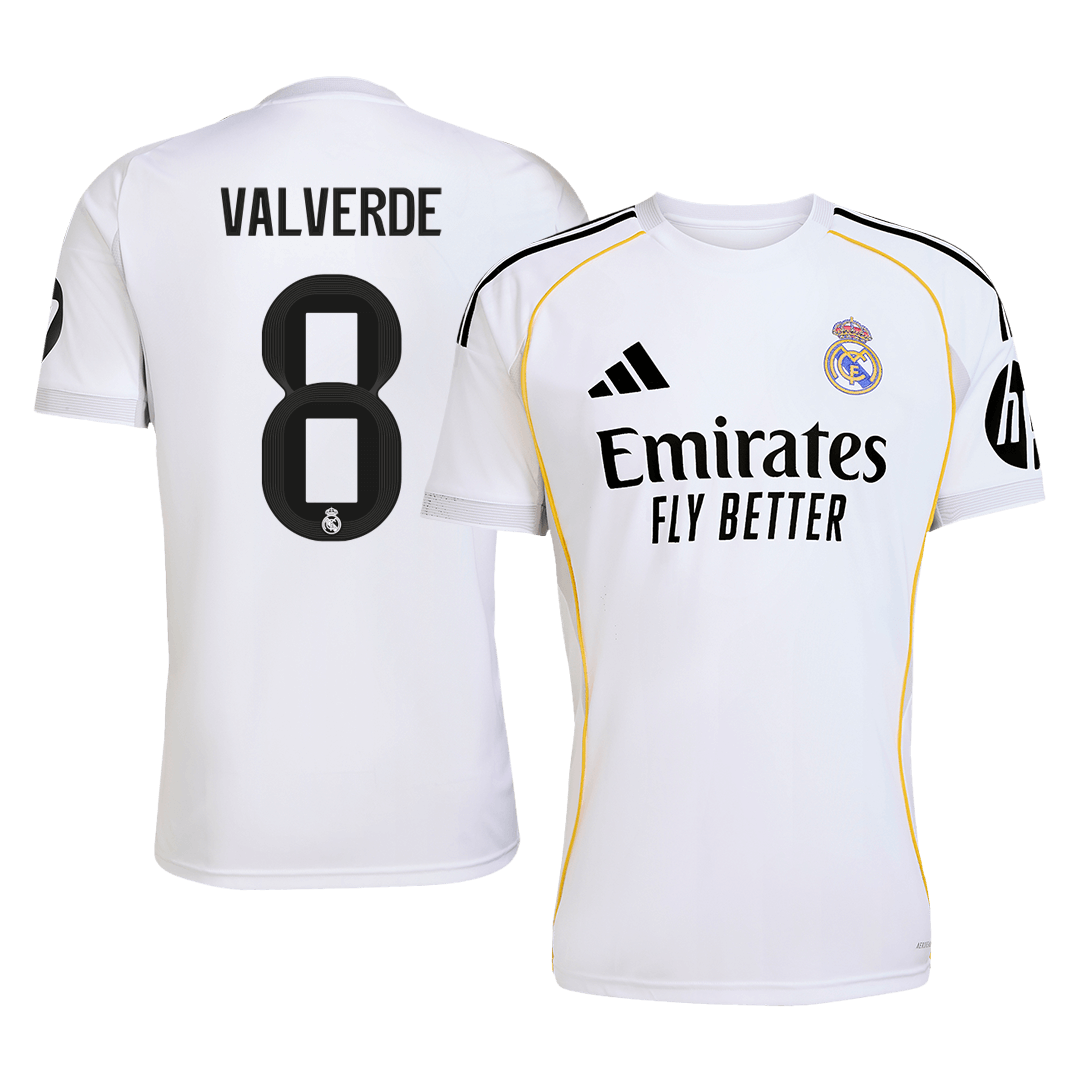 VALVERDE #8 Real Madrid Thuisshirt 2025/26