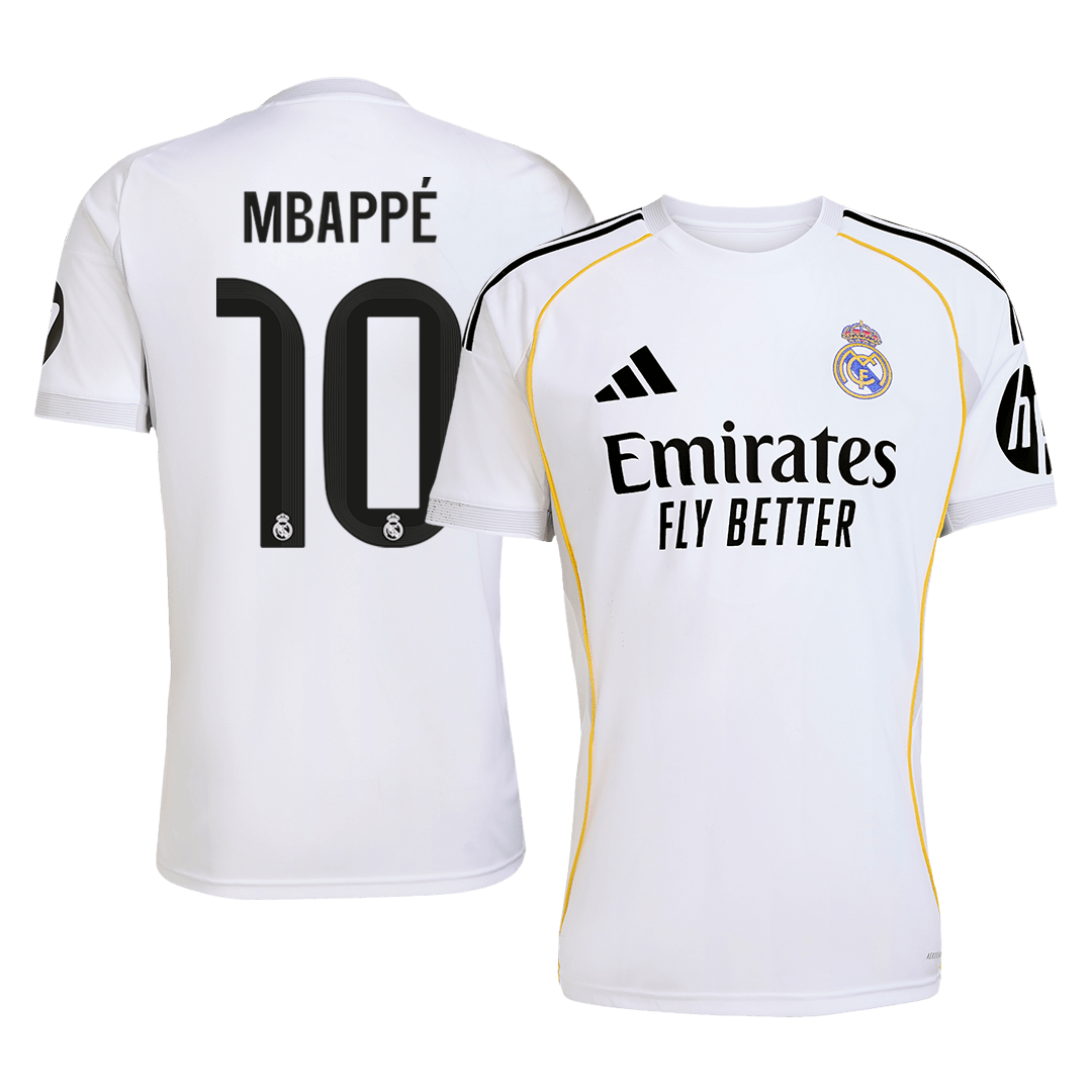 MBAPPÉ #10 Real Madrid Thuisshirt 2025/26