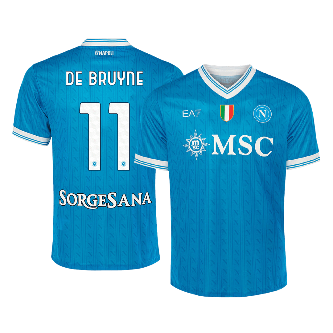 DE BRUYNE #11 Napoli Thuisshirt 2025/26