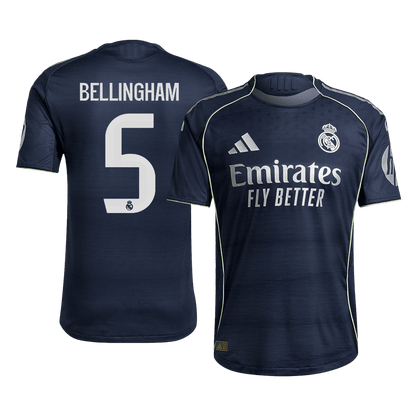 BELLINGHAM #5 Real Madrid Uitshirt 2025/26 Spelersversie
