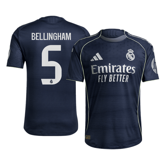 BELLINGHAM #5 Real Madrid Uitshirt 2025/26 Spelersversie