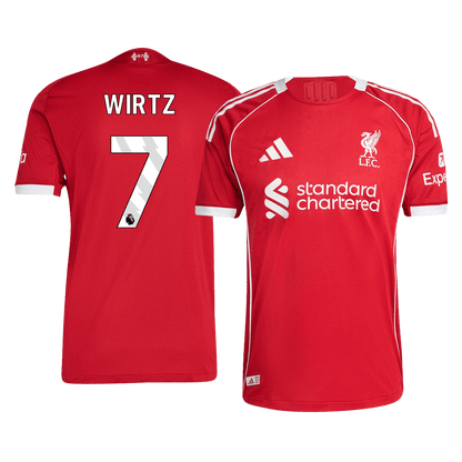 WIRTZ #7 Liverpool Thuisshirt 2025/26 Spelersversie
