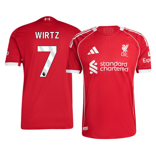 WIRTZ #7 Liverpool Thuisshirt 2025/26 Spelersversie