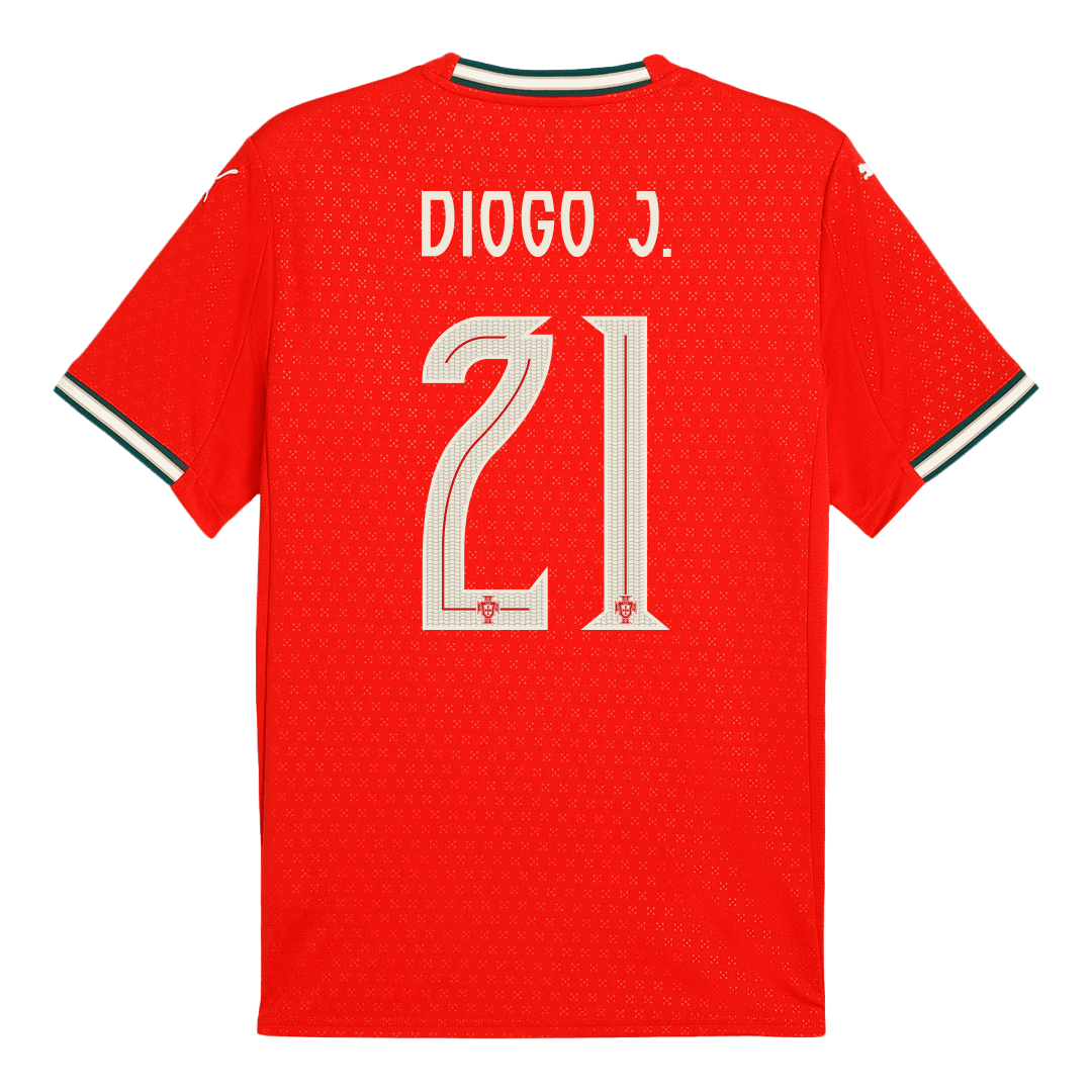 DIOGO J. #21 Portugal Thuisshirt 2025