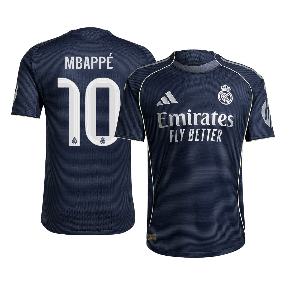 MBAPPÉ #10 Real Madrid Uitshirt 2025/26 Spelersversie