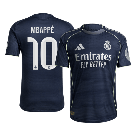 MBAPPÉ #10 Real Madrid Uitshirt 2025/26 Spelersversie