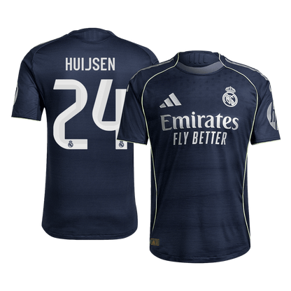 HUIJSEN #24 Real Madrid Uitshirt 2025/26 Spelersversie