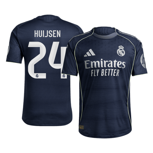 HUIJSEN #24 Real Madrid Uitshirt 2025/26 Spelersversie