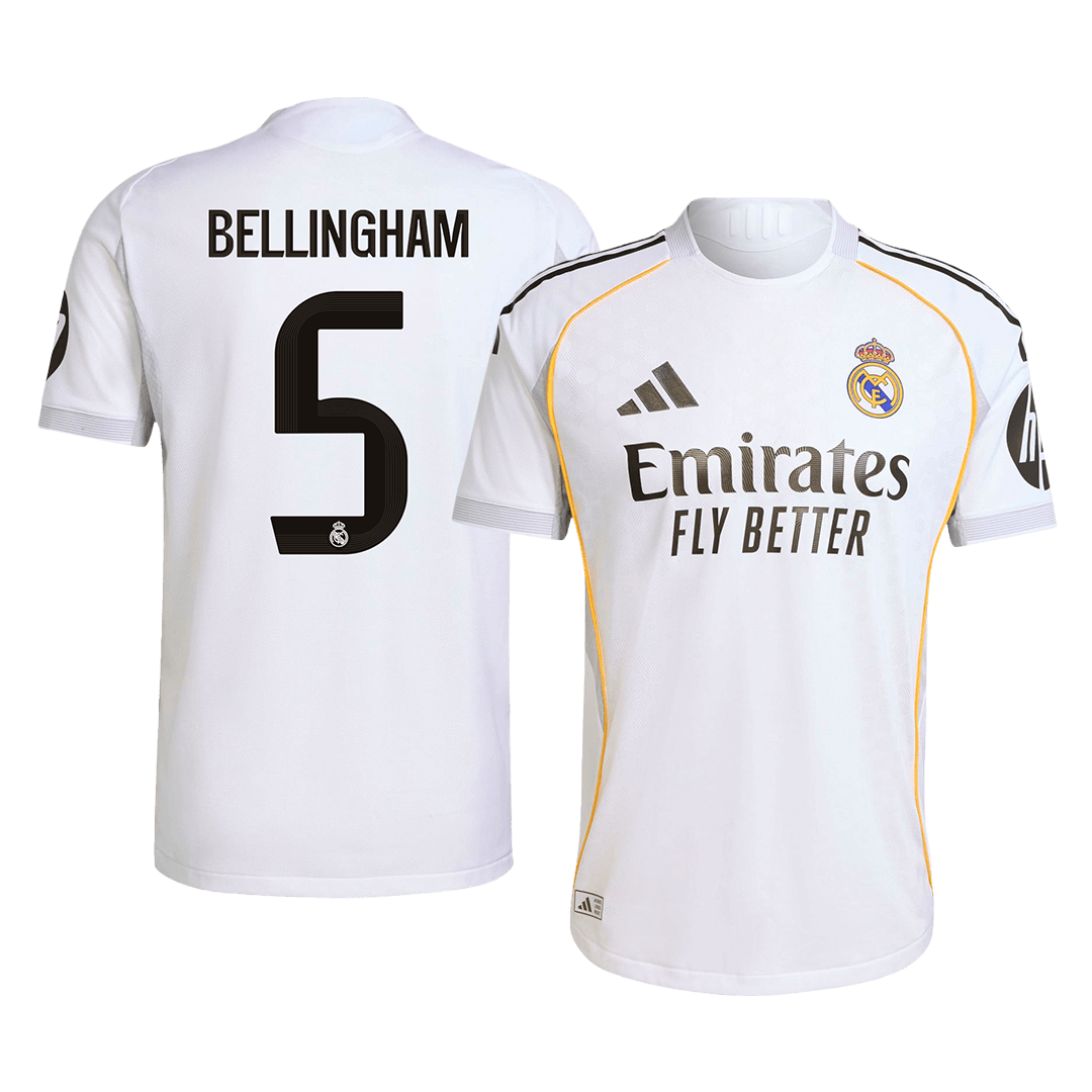 BELLINGHAM #5 Real Madrid Thuisshirt 2025/26 Spelersversie