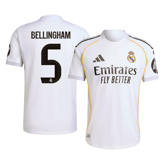 BELLINGHAM #5 Real Madrid Thuisshirt 2025/26 Spelersversie