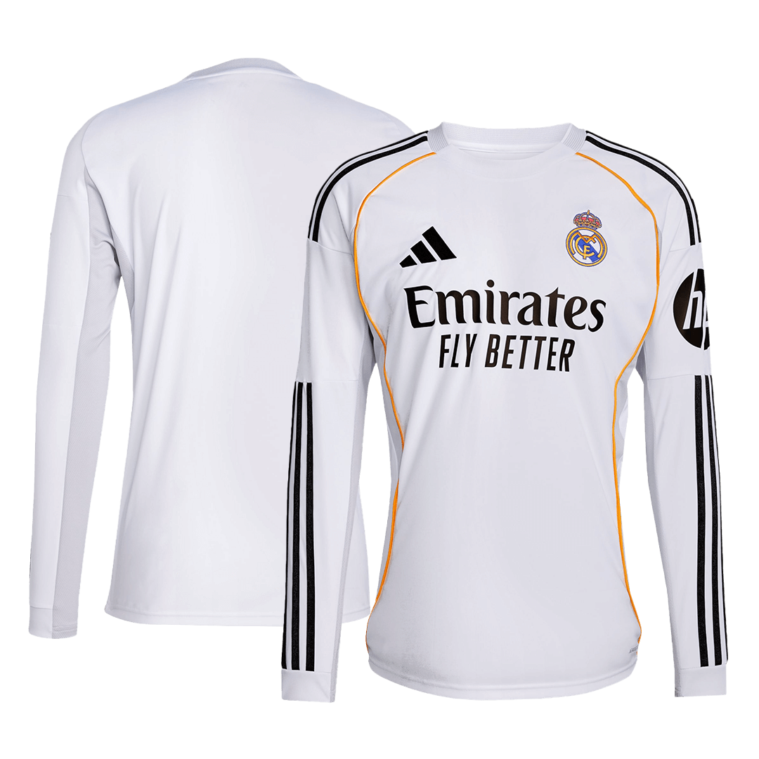Real Madrid Thuisshirt 2025/26 Lange Mouwen