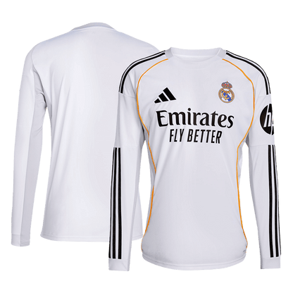 Real Madrid Thuisshirt 2025/26 Lange Mouwen
