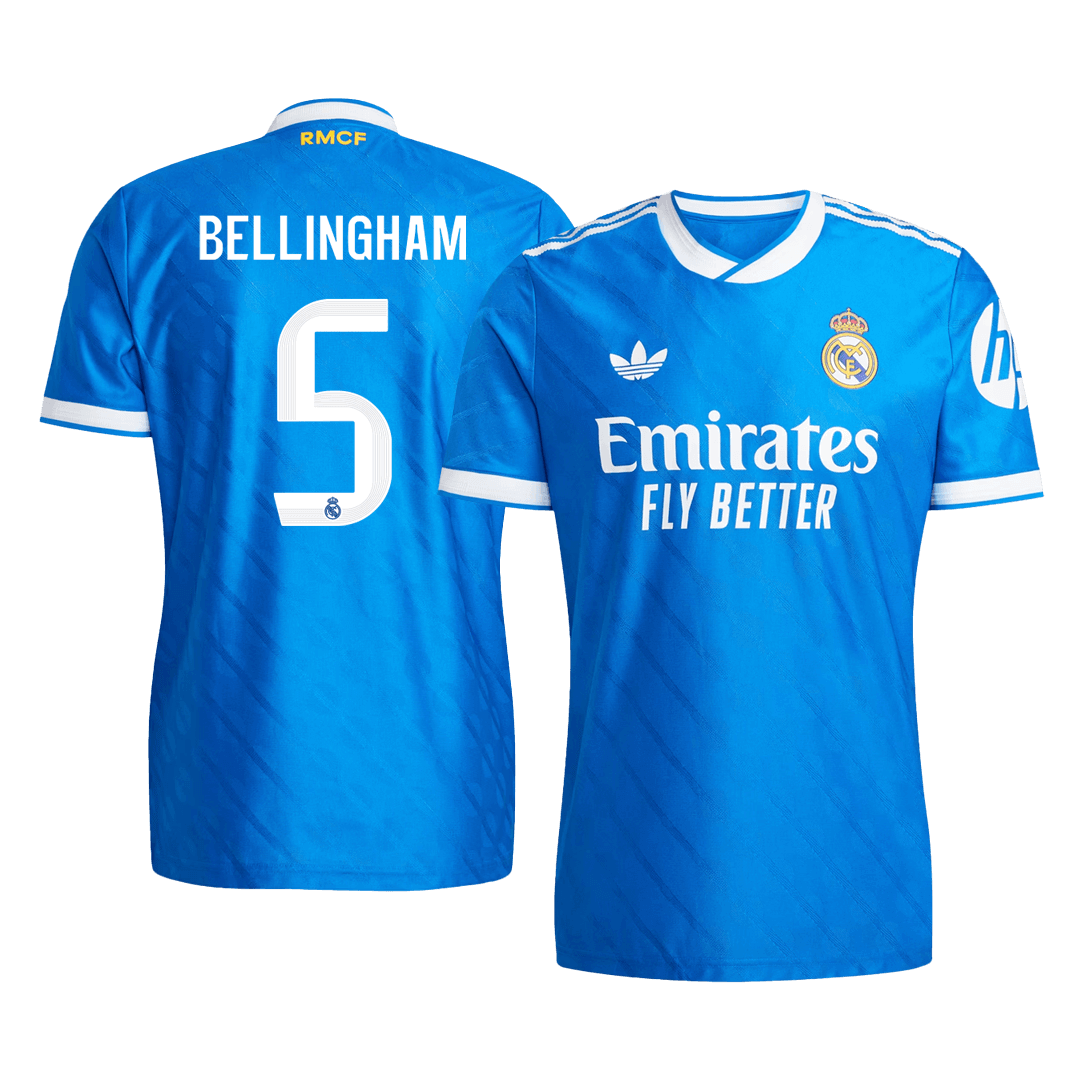 BELLINGHAM #5 Real Madrid Derde Shirt 2025/26 Spelersversie