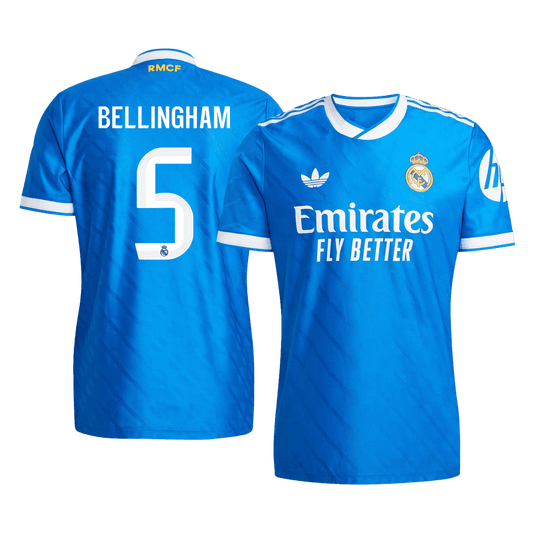 BELLINGHAM #5 Real Madrid Derde Shirt 2025/26 Spelersversie
