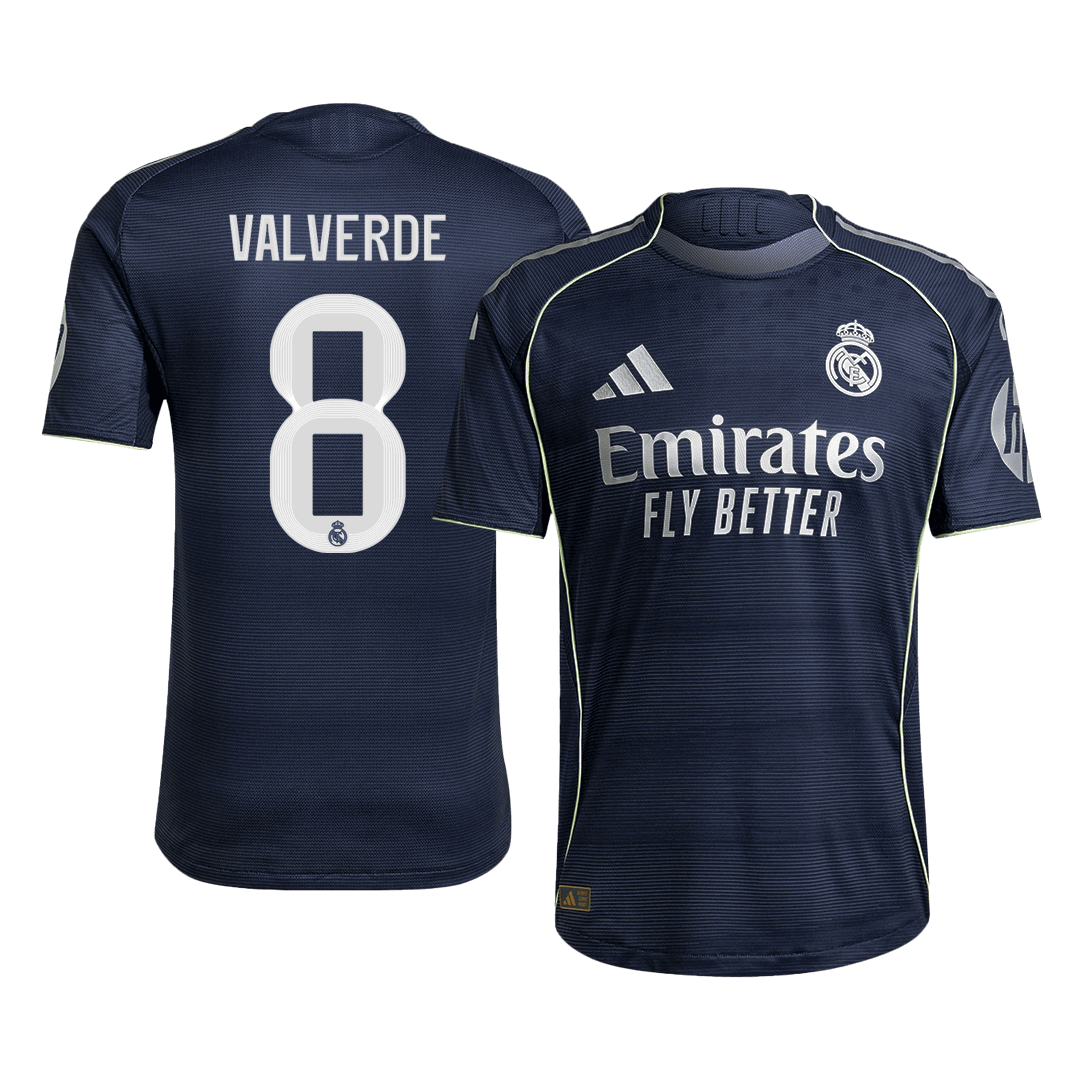 VALVERDE #8 Real Madrid Uitshirt 2025/26 Spelersversie