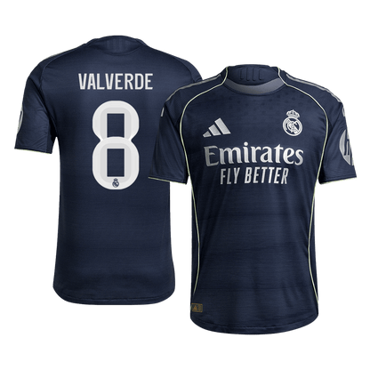 VALVERDE #8 Real Madrid Uitshirt 2025/26 Spelersversie