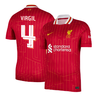 VIRGIL #4 Liverpool Thuisshirt 2024/25 - UCL