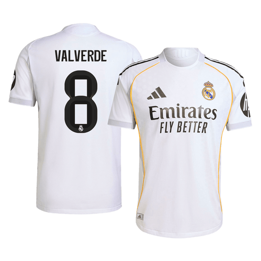 VALVERDE #8 Real Madrid Thuisshirt 2025/26 Spelersversie