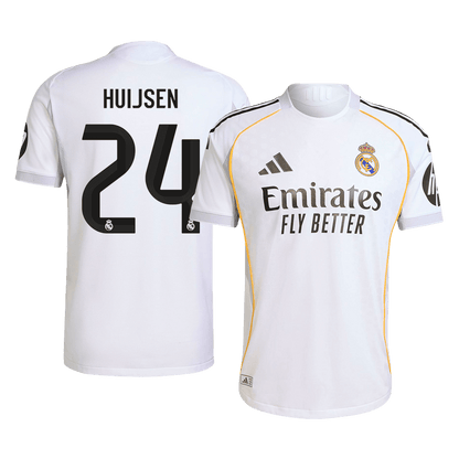 HUIJSEN #24 Real Madrid Thuisshirt 2025/26 Spelersversie