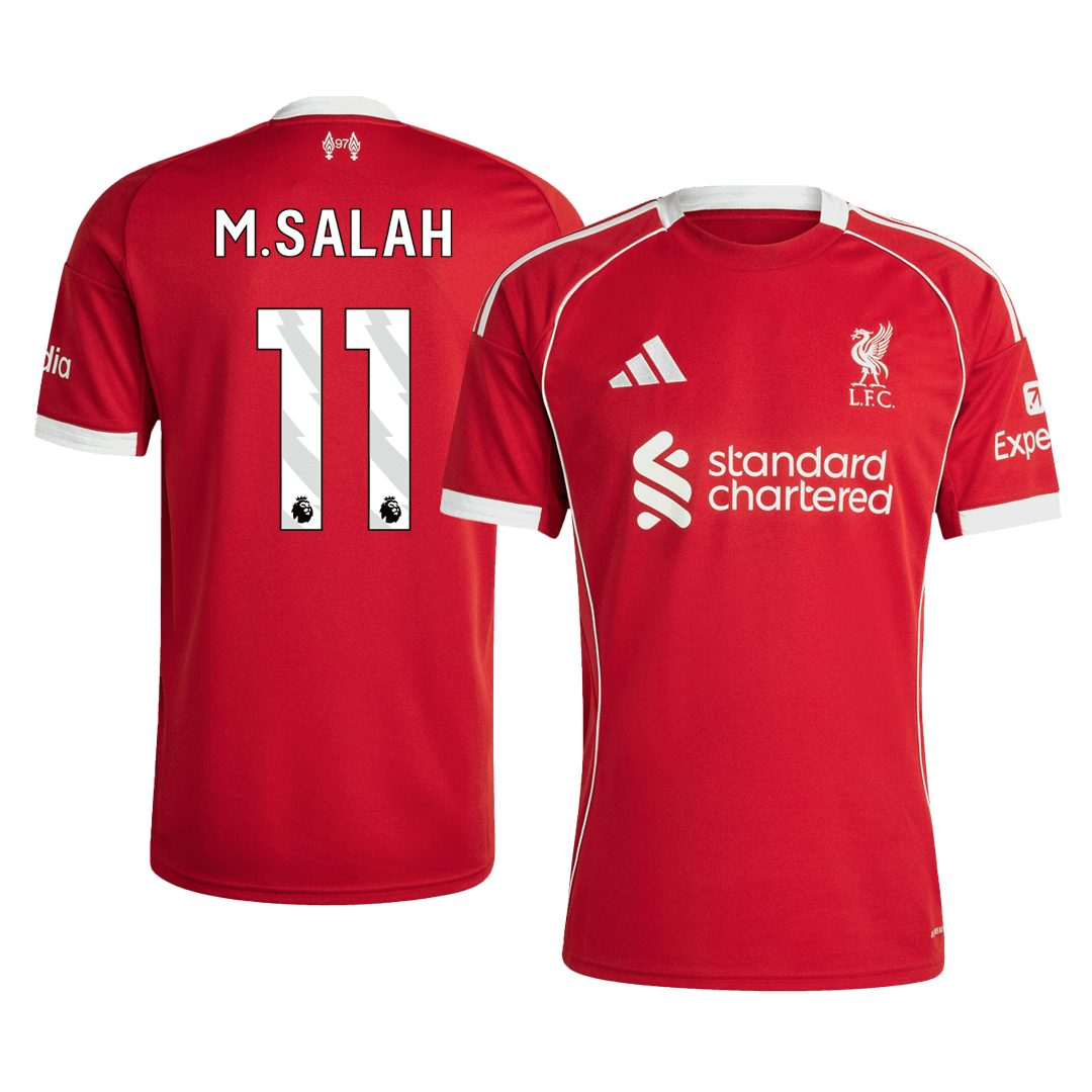 M.SALAH #11 Liverpool Thuisshirt 2025/26