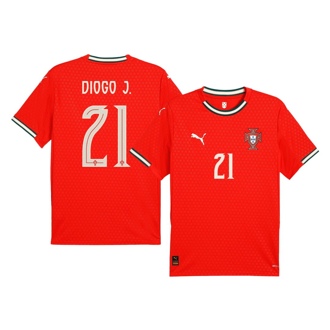 DIOGO J. #21 Portugal Thuisshirt 2025