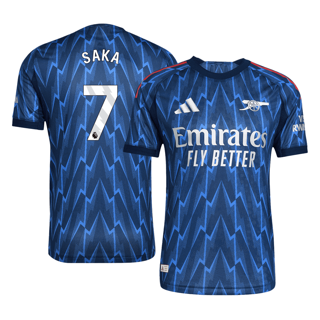 SAKA #7 Arsenal Uitshirt 2025/26 Spelersversie
