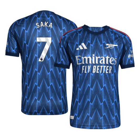 SAKA #7 Arsenal Uitshirt 2025/26 Spelersversie