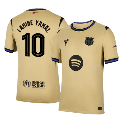LAMINE YAMAL #10 Barcelona Uitshirt 2025/26 - UCL