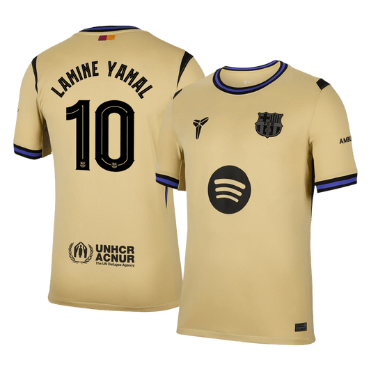 LAMINE YAMAL #10 Barcelona Uitshirt 2025/26 - UCL