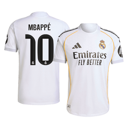 MBAPPÉ #10 Real Madrid Thuisshirt 2025/26 Spelersversie
