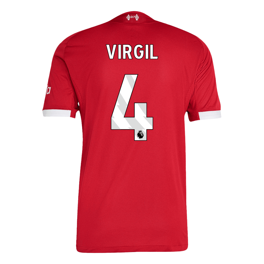 VIRGIL #4 Liverpool Thuisshirt 2025/26 Spelersversie