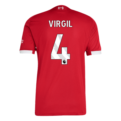 VIRGIL #4 Liverpool Thuisshirt 2025/26 Spelersversie