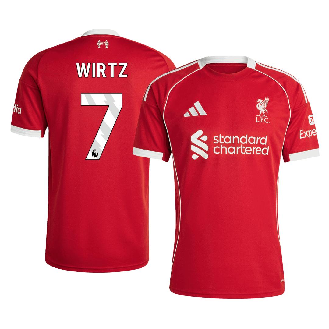 WIRTZ #7 Liverpool Thuisshirt 2025/26