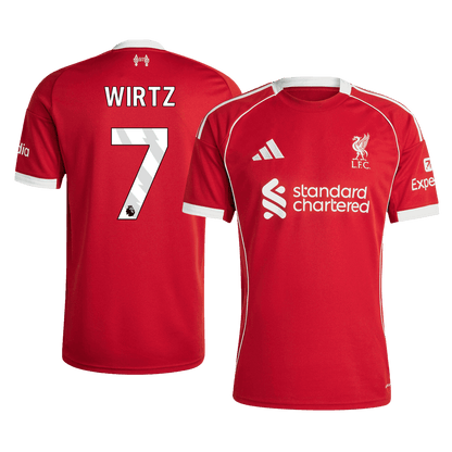 WIRTZ #7 Liverpool Thuisshirt 2025/26