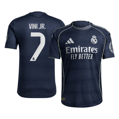 VINI JR. #7 Real Madrid Uitshirt 2025/26 Spelersversie